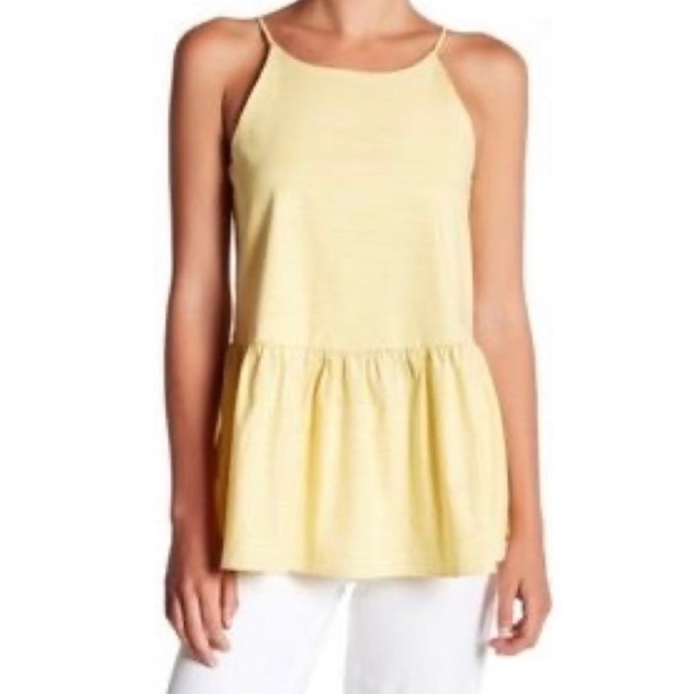 Yellow Sleeveless Top